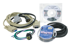Sistema de encendido programable Dyna 2000IP con pantalla digital y conectores