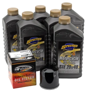 Kit de cambio de aceite para motos Indian y Victory con filtros y accesorios
