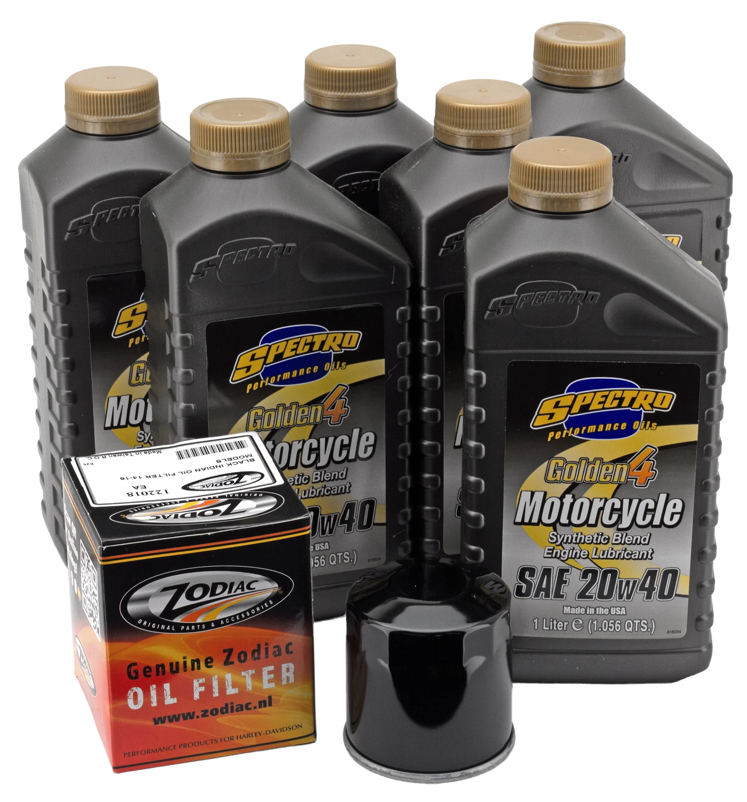 Kit de cambio de aceite para motos Indian y Victory con filtros y accesorios