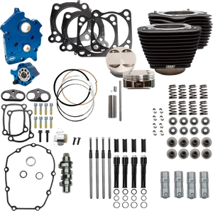 Kit de potencia de 124 pulgadas cúbicas para motor Harley-Davidson Big Twin