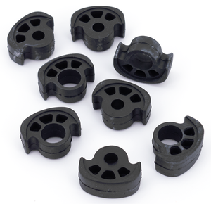 Reposapiés Iso 17 negro para motocicleta Harley-Davidson