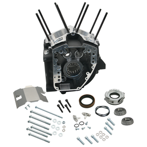 Cárter estilo A S&S cromado para motor Twin Cam