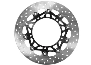 Disco de freno flotante Serie Oro Prime Line en acabado metálico