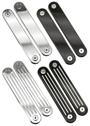 Par de intermitentes Eliminators montados en manillar de Harley-Davidson Street Glide