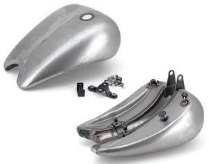 Depósito de gasolina de acero alargado de una pieza para motocicleta Harley-Davidson Softail
