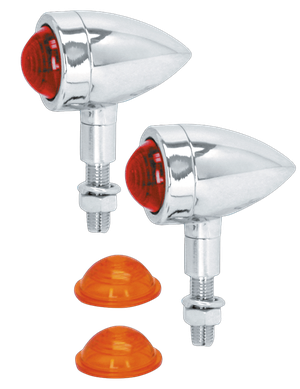 Par de pilotos traseros mini speeder estilo custom para motocicleta
