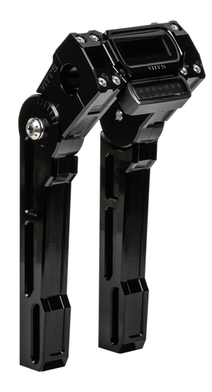 Par de torretas ajustables Vity negras para horquilla de Harley Softail Milwaukee Eight