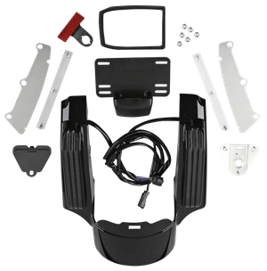 Fascia iluminada estilo CVO para guardabarros trasero de motocicleta