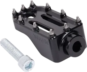 Pedal de freno Aggressor negro para motocicleta Harley-Davidson