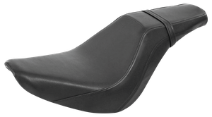 Asiento negro C.C. Rider con escalera trasera para motocicleta Softail