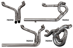 TUBOS DE ESCAPE DE ACERO INOXIDABLE DE MAD - Mad Shorty 2-en-2 para Sportster XL 1986-2022 — B-stock