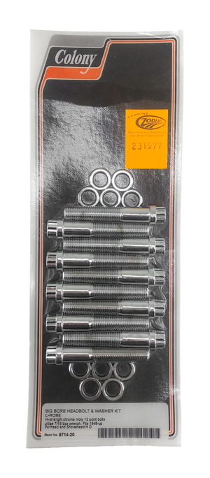 Juego de tornillos de culata Colony para motor Harley-Davidson