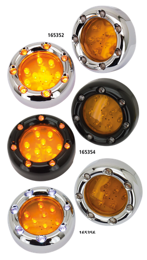 Par de intermitentes LED duales estilo Deuce marca Zodiac