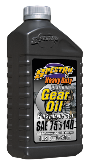 Frasco de aceite de transmisión Spectro Heavy Duty Platinum 100% sintético