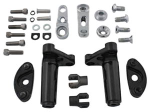 Soportes ajustables para estriberas de pasajero para motocicleta Softail