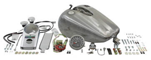 Depósito de gasolina estilo bobbed para Harley Touring