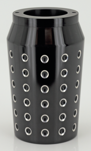 Par de tapas de botellas de horquilla Zodiac Pro-Max en aluminio billet