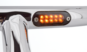 Manillar en T Zodiac Beefy negro con luces LED integradas