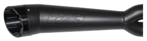Sistema de escapes Two Brothers Racing Shorty 2 en 1 instalado en motocicleta