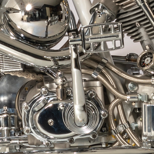 Brazo de arranque metálico para motor Big Twin de Harley-Davidson