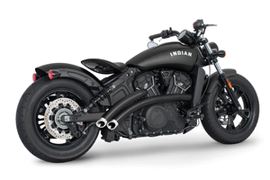 Carenado frontal Radical Radius negro para motocicleta Indian Scout