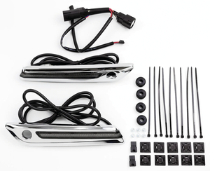 Tapas de alforja iluminadas con cierre de cerrojo para Harley-Davidson Touring