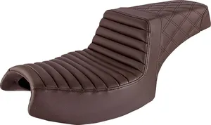 Asiento Step-Up negro para motocicleta custom