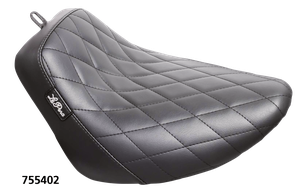 Asiento Le Pera Bare Bones negro para motocicleta Harley-Davidson Softail