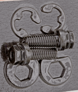 Brida de escape Colony para motor Shovelhead de Harley-Davidson