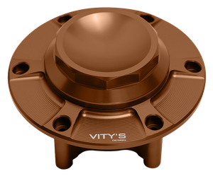 Tapón de gasolina estilo Decagon para depósito de moto Victory