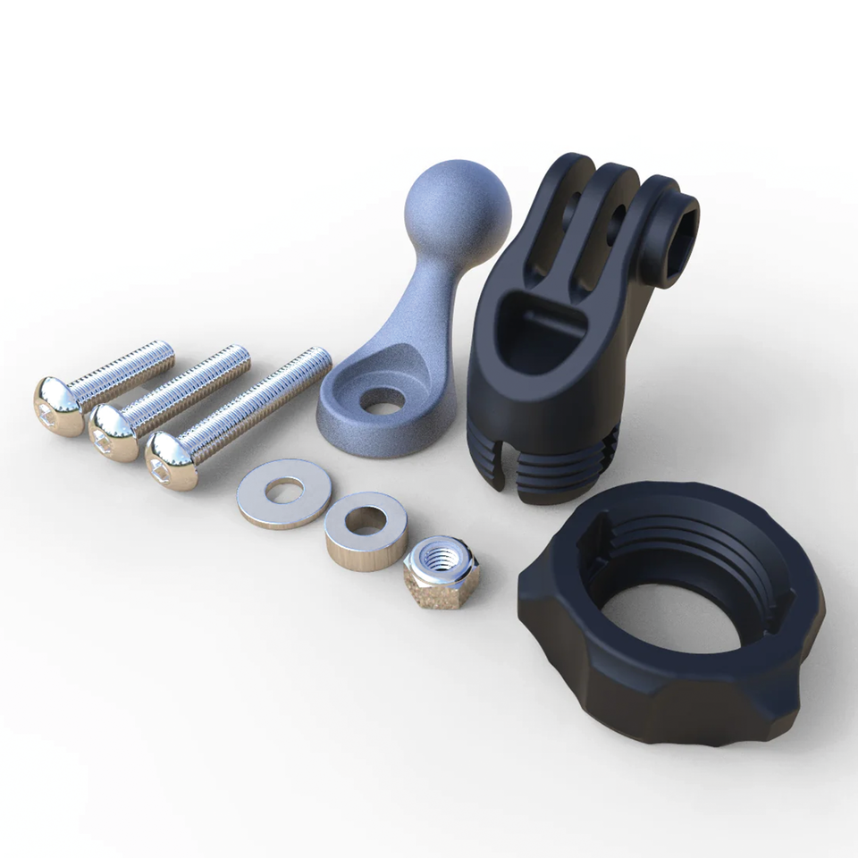 Kit de montaje para cámara y teléfono inteligente Ciro para moto