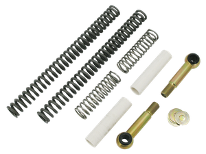 Kit de rebaje Burly Slammer instalado en una motocicleta Harley-Davidson Softail