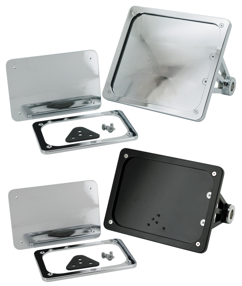 Marcos de matrícula y placas de apoyo traseros para motocicleta Harley-Davidson