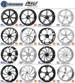 Ruedas Performance Machine para motocicleta Harley-Davidson