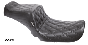 Asiento trasero Le Pera Tailwhip negro para motocicleta Harley-Davidson Dyna