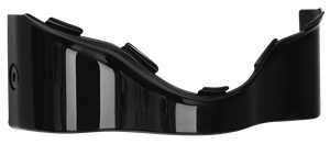 Faldones exteriores de plástico negro para carenado Batwing de Harley-Davidson Touring