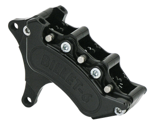 Par de pinzas de freno Harrison color billet para motocicleta