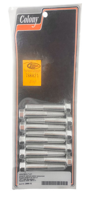 Juego de tornillos de culata Colony para motor Harley-Davidson