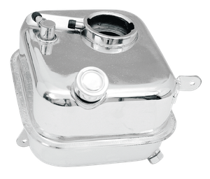 Depósito de aceite cromado para motor Big Twin con 4 marchas