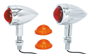 Par de pilotos traseros mini speeder estilo custom para motocicleta