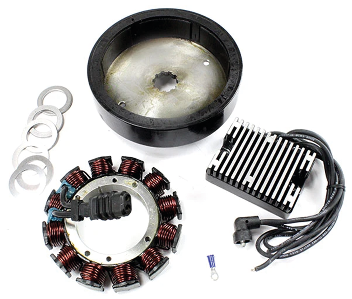 Conjunto de alternador de alta potencia Spyke para motocicletas