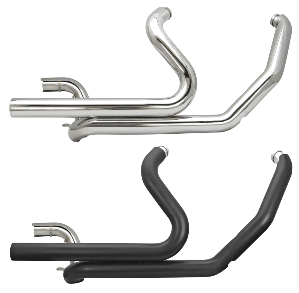 Par de colectores de escape Power Tune S&S para Harley-Davidson Touring