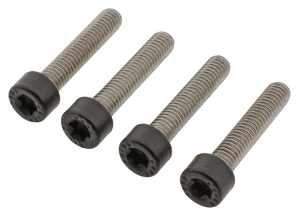 Kit de tornillos para guardabarros delantero en acero inoxidable negro