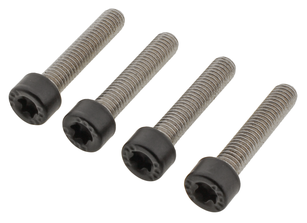 Kit de tornillos para guardabarros delantero en acero inoxidable negro