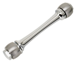 Barra vibratoria rígida cromada para manillar de motocicleta Harley-Davidson