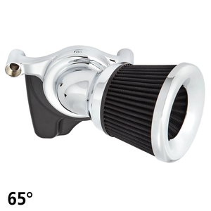 Filtro de aire Velocity de Arlen Ness instalado en motocicleta