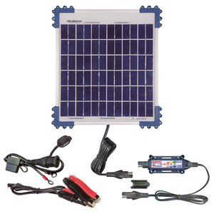Sistema de monitor y carga solar Optimate 12V para batería de motocicleta