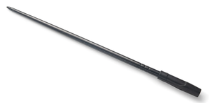 Par de antenas flexibles Ciro negras de alto calibre para moto