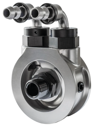 Par de adaptadores JAGG para radiador de aceite a filtro de aceite