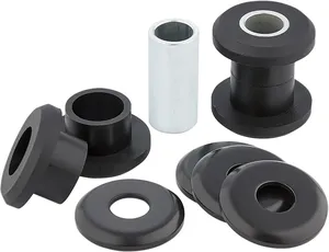 Kit de casquillos elevadores de poliuretano negro para motocicletas